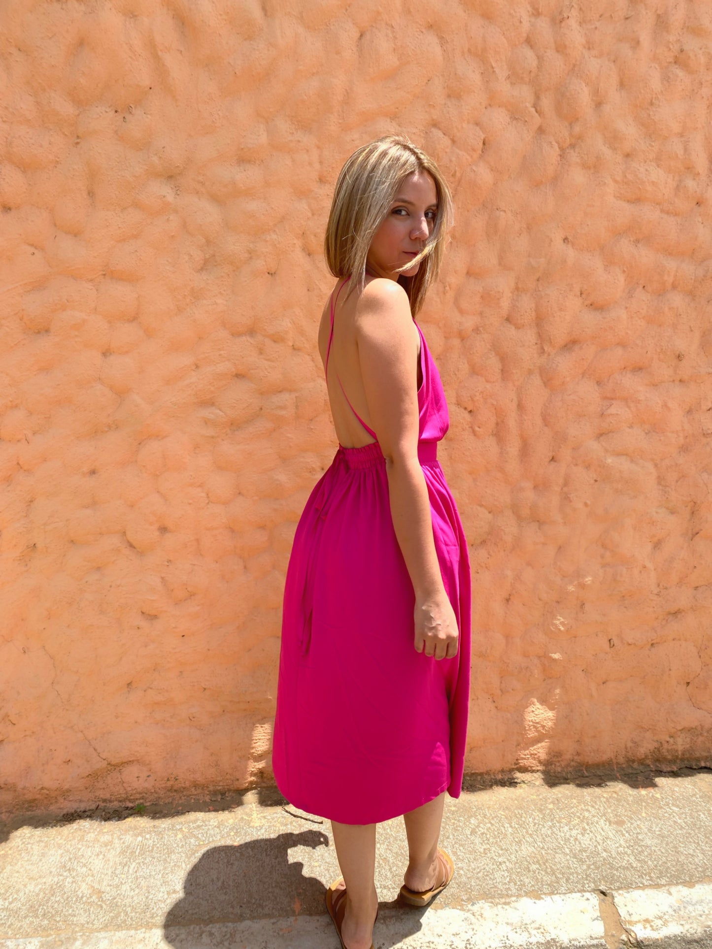 Caribean dress espalda cruzada