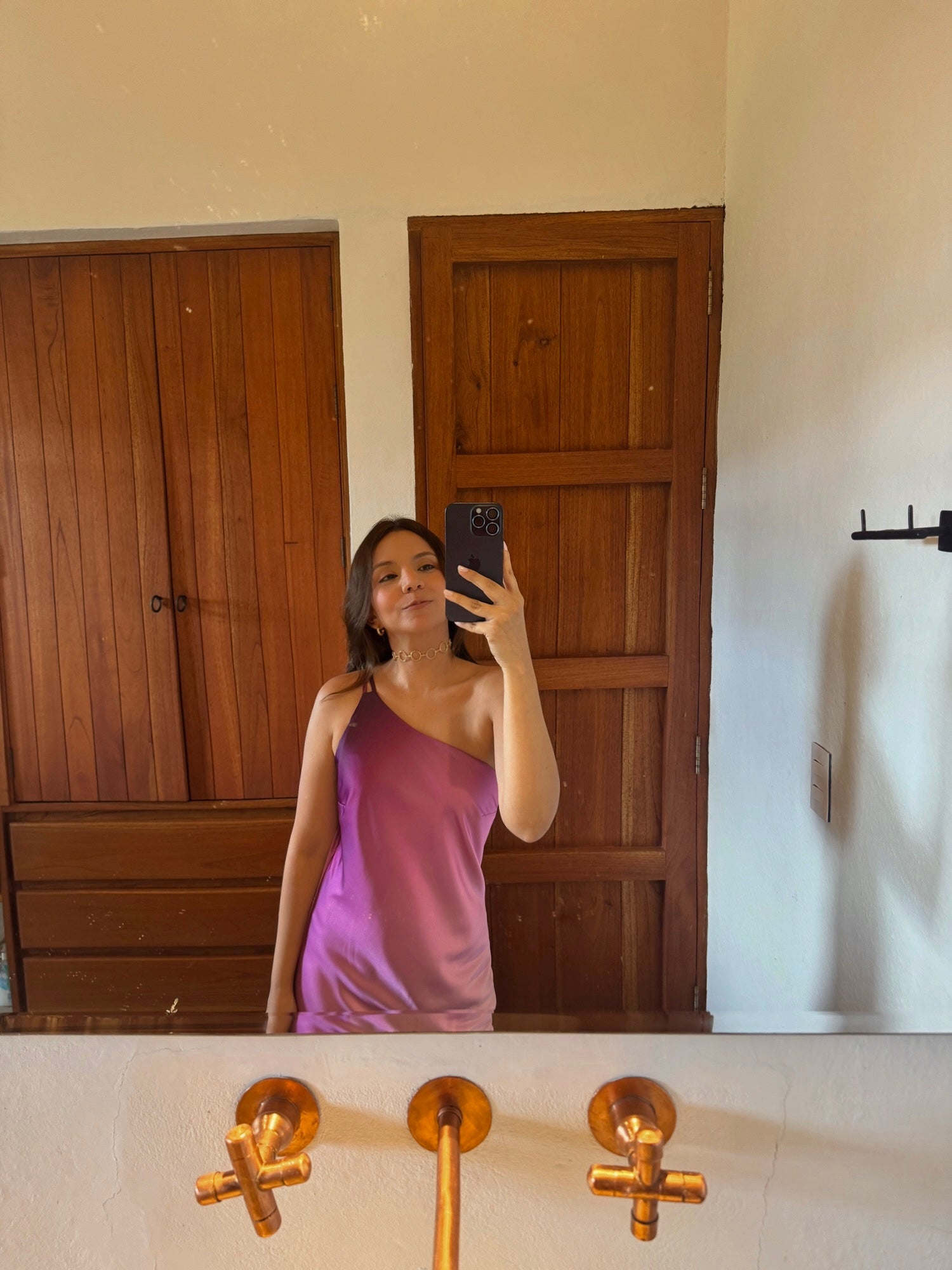 Sunset pink dress