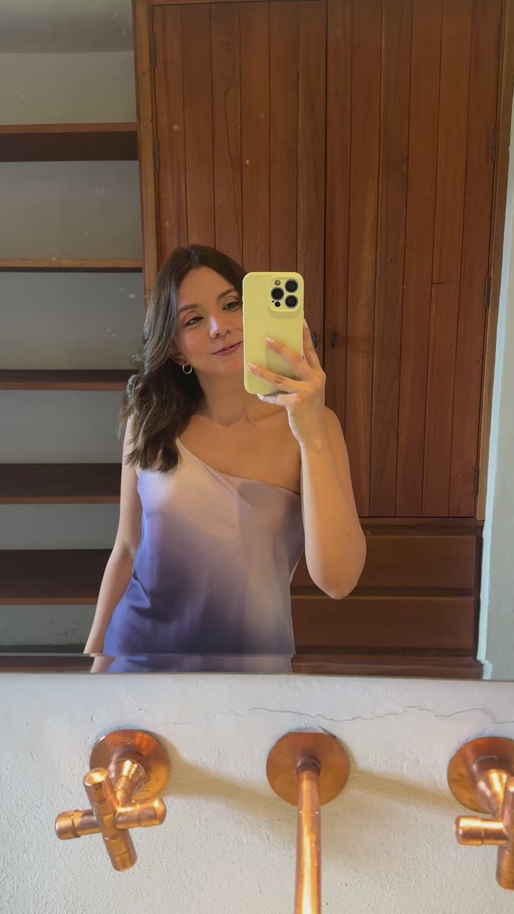 SUNSET LILAC TOP