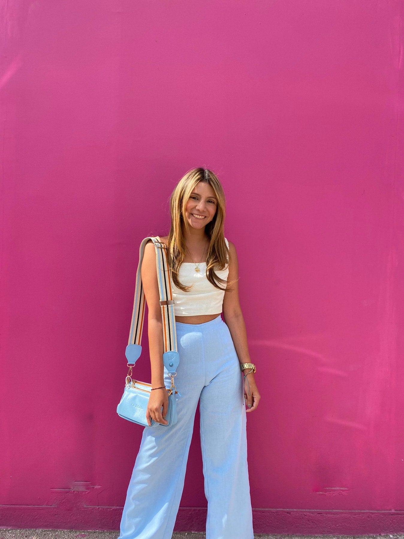 Pant en baby blue