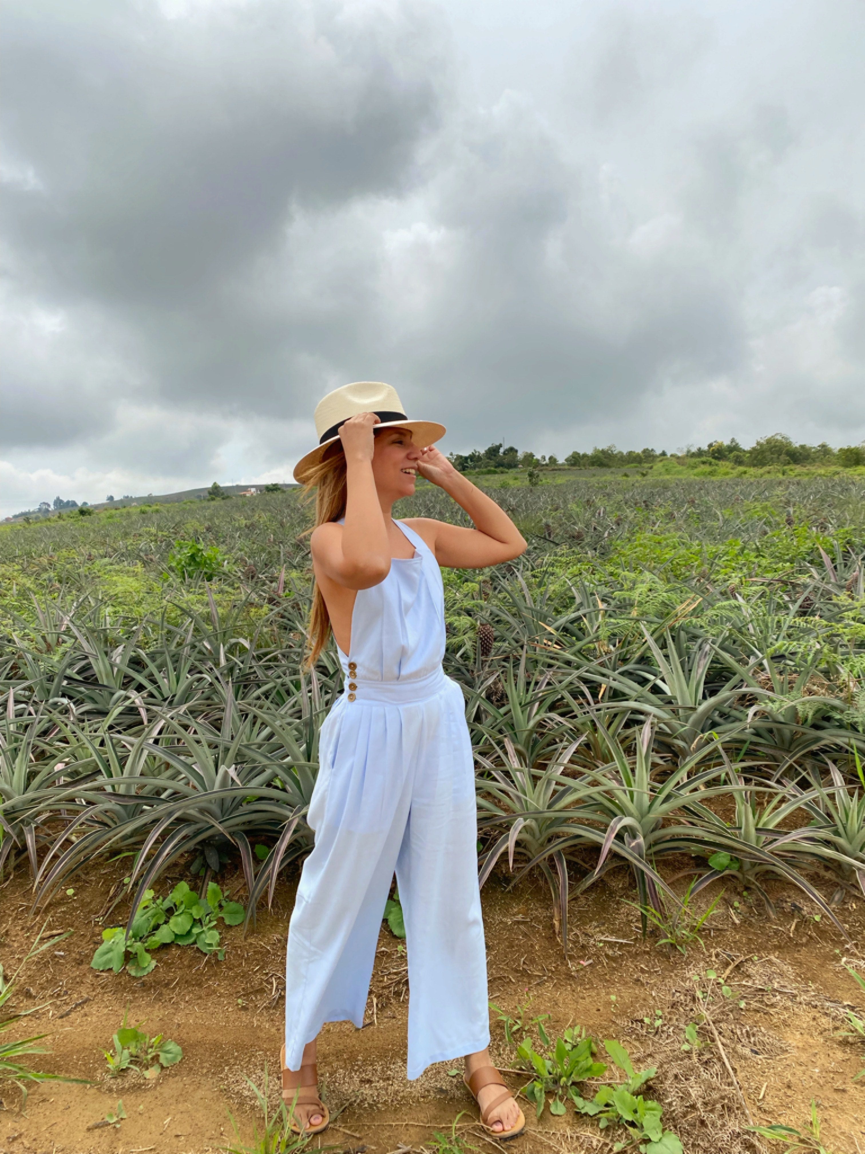 Vita baby blue overall