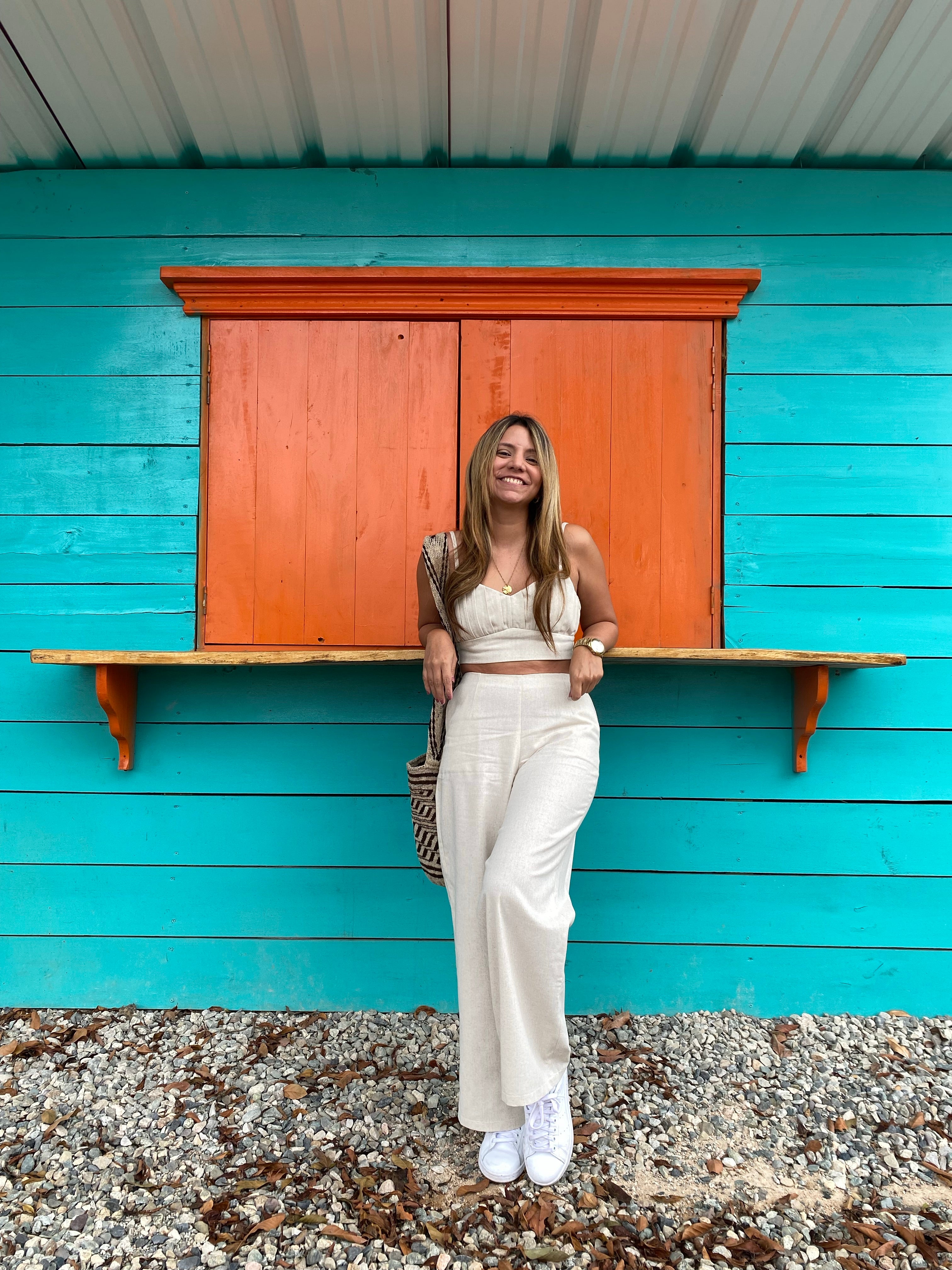 Pant en baby blue